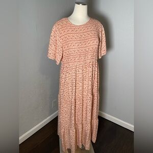 Floral Maxi Dress in Pink